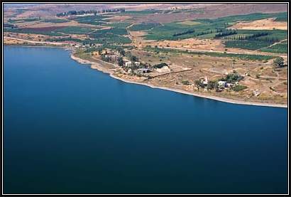 Capernaum-area-aerial-from-southeast,-tbs115190011-bibleplaces